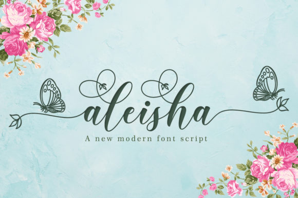 Aleisha Typeface Review: Elegant Script for Branding
