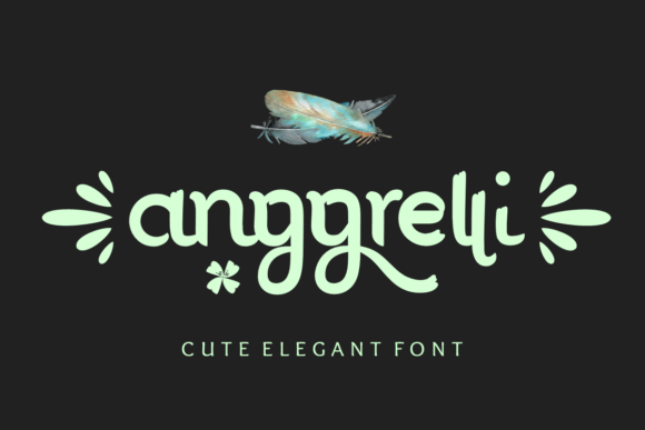 Anggrelli: A Handwritten Font for Elegant Branding
