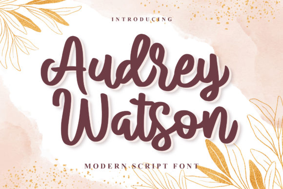 Audrey Watson: A Timeless Script Font for Makers