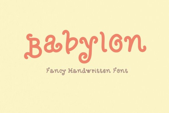 Babylon Font Review: A Bold Handwritten Typeface for Brands