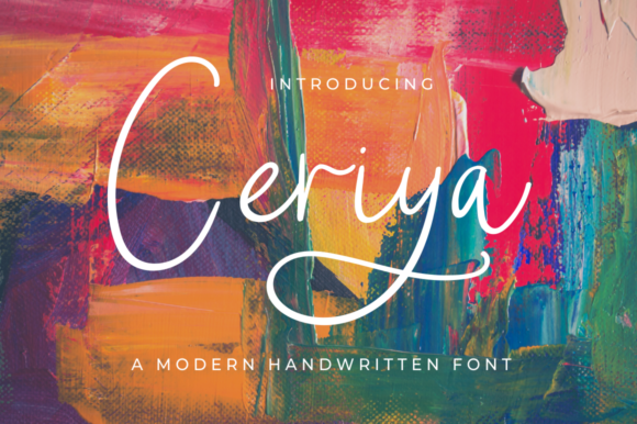 Ceriya: A Delicate Handwritten Font for Modern Brands