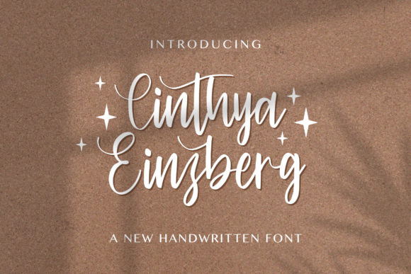 Cinthya Einzberg: A Script Font for Clear Campaigns