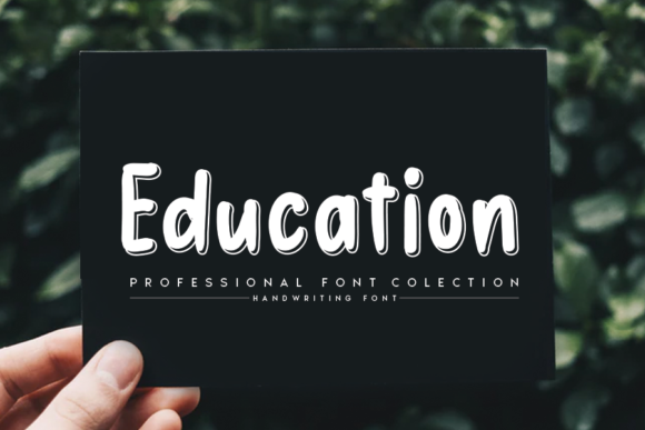 Education Font: A Friendly Typeface for Branding