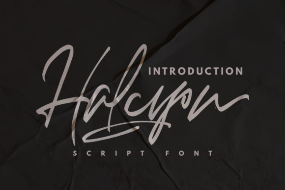 Halcyon: A Timeless Handwritten Font for Web Design