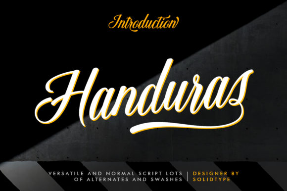 Handuras: A Flowing Script Font for Editorial Design