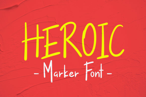 Heroic Font: Bold Handwritten Type for Campaigns