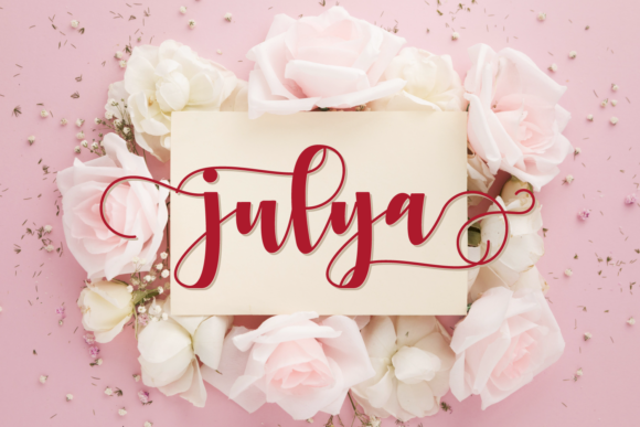 Julya: A Handwritten Font for Modern Web Design