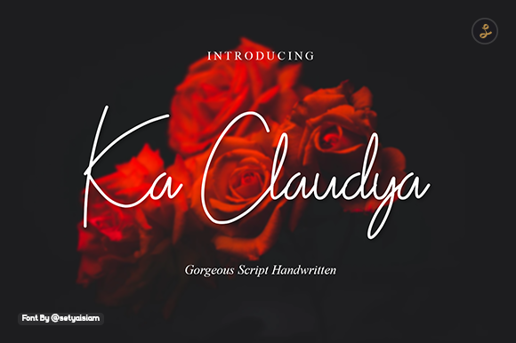 Ka Claudya: A Charming Script Font for Web Design