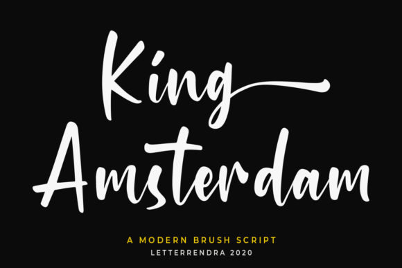 King Amsterdam: A Timeless Handwritten Typeface for Modern Brands