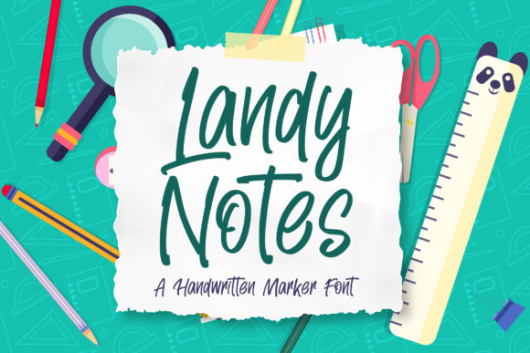 Landy Notes: A Handwritten Font for Editorial Warmth