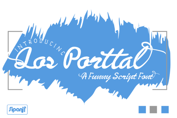Los Porttal: A Modern Script Font for Web Design