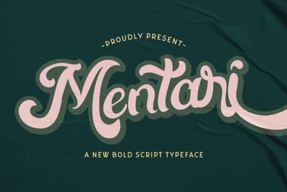 Mentari Font: A Bold Script for Branding