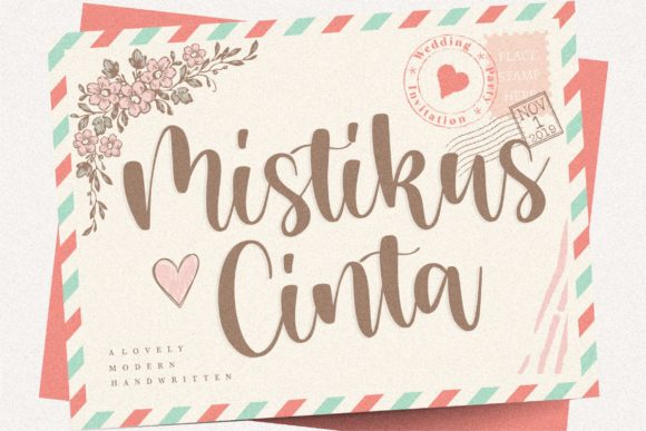 Mistikus Cinta: A Handwritten Font for Clear Campaigns
