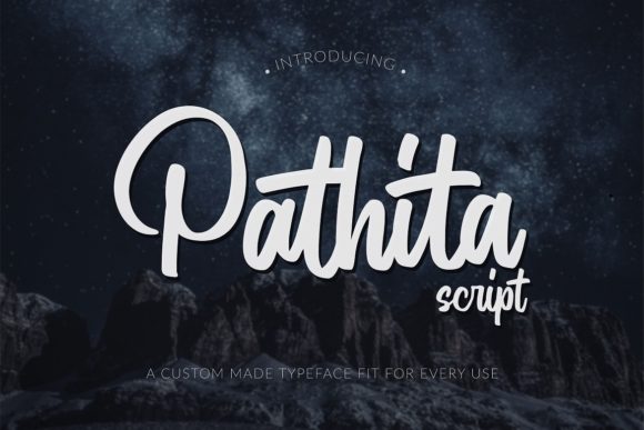 Pathita: A Handwritten Font for Social Campaigns