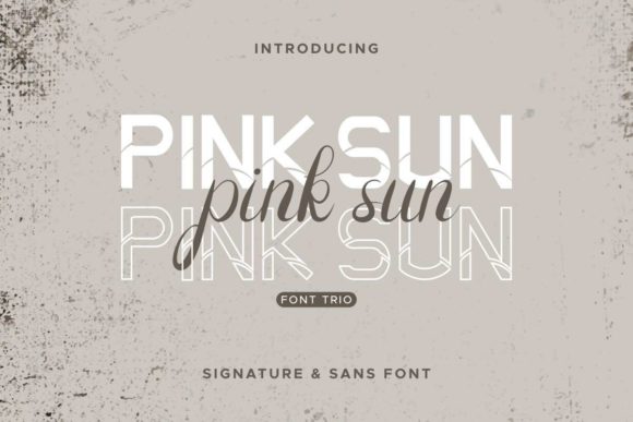 Pink Sun: A Versatile Typeface for Digital Design