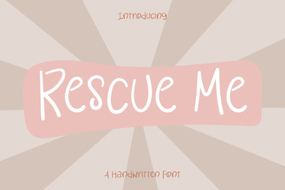 Rescue Me: A Typeface That Elevates Brand Identity