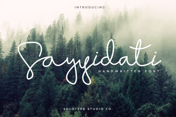 Sayyidati Font: A Handwritten Typeface for Makers