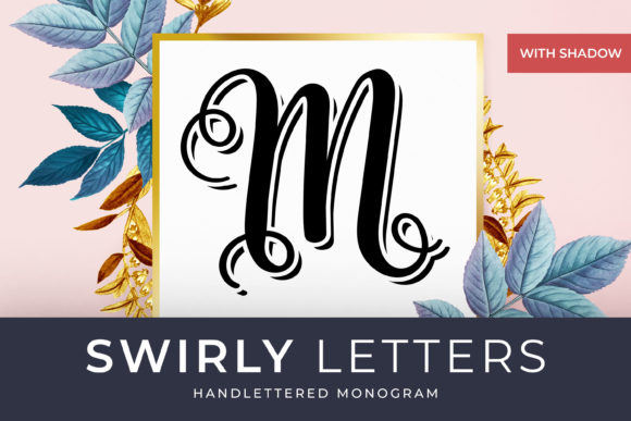 Swirly Letters: A Delicate Typeface for Elegant Branding