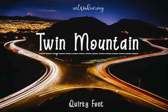 Twin Mountain: A Handwritten Font for Editorial Warmth