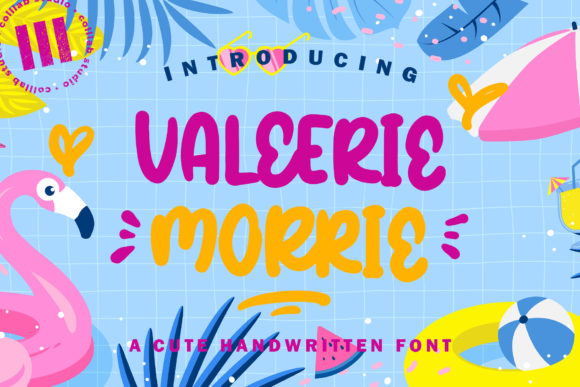 Valeerie Morrie: A Playful Display Font for Bold Brands