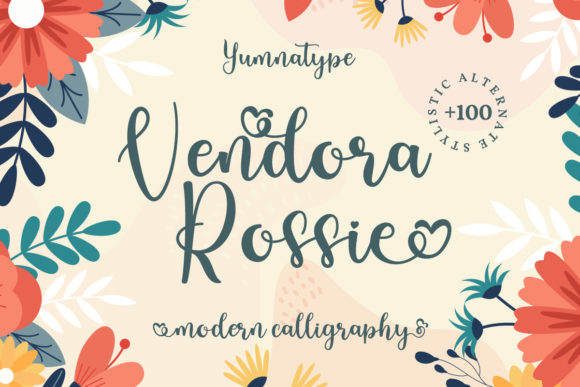 Vendora Rossie: A Script Font for Modern Web Design